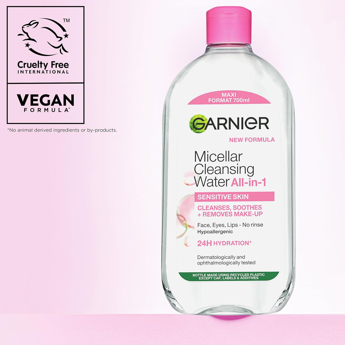 Garnier Micellar Water 700ml, All-in-One Face Cleanser & Makeup Remover