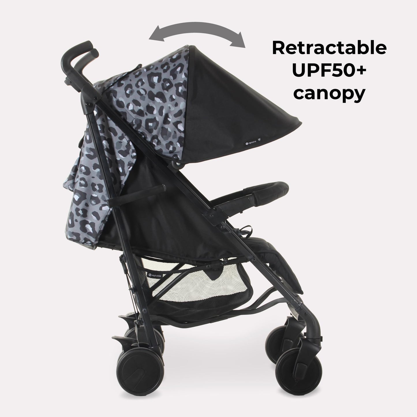 My Babiie MB51 Stroller – from Birth to 4 Years (22kg), Lightweight, Umbrella Fold, Travel Buggy for Toddlers, Pushchair Includes Footmuff, Cup Holder, Rain Cover - Blush Pink