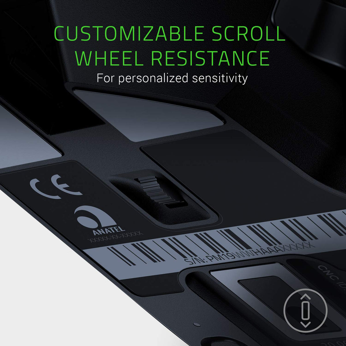Razer Basilisk V3 - Wired Customisable Gaming Mouse (10+1 Programmable Buttons, HyperScroll Tilt Wheel, 11 Chroma RGB Lighting Zones, Optical Mouse Switches, Focus+ 26K DPI Optical Sensor) Black