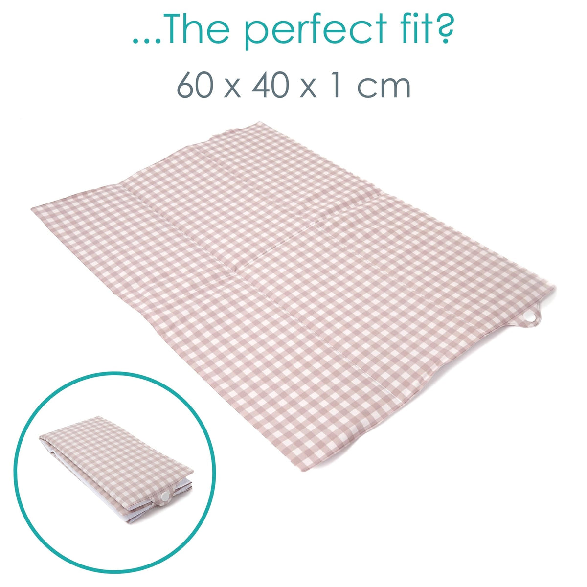 Clair de Lune Jungle Dream Foldable Changing Mat, Easy Clean Soft Water Resistant Travel Pad 60 x 34 cm
