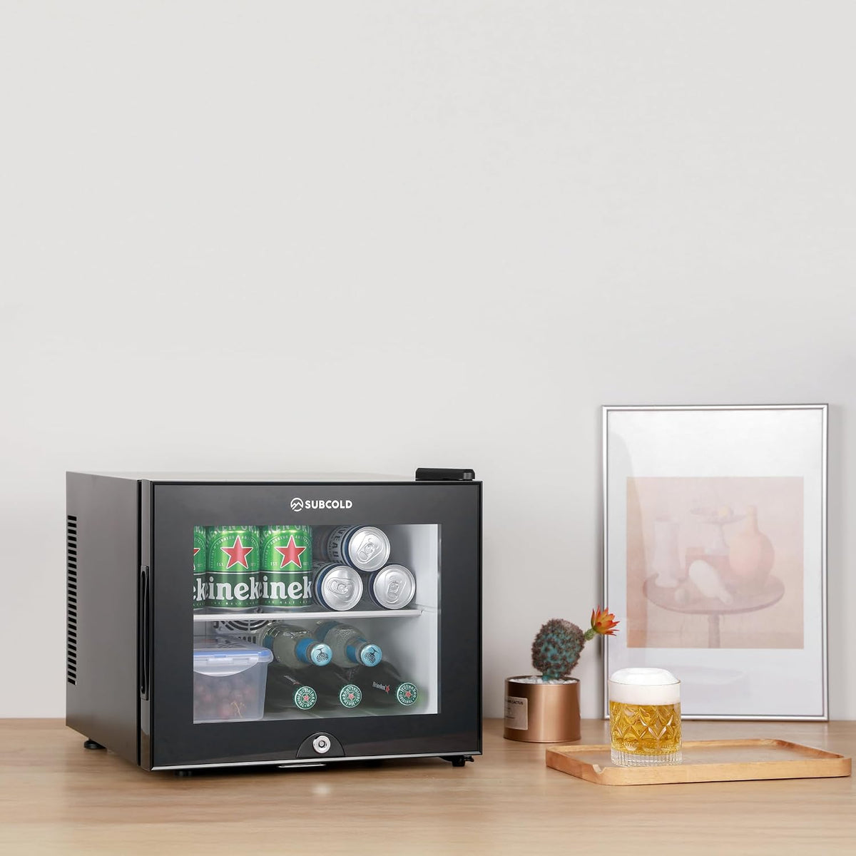 Subcold Aire20-G Mini Fridge | 20L | Frost-Free | Glass Door | LED