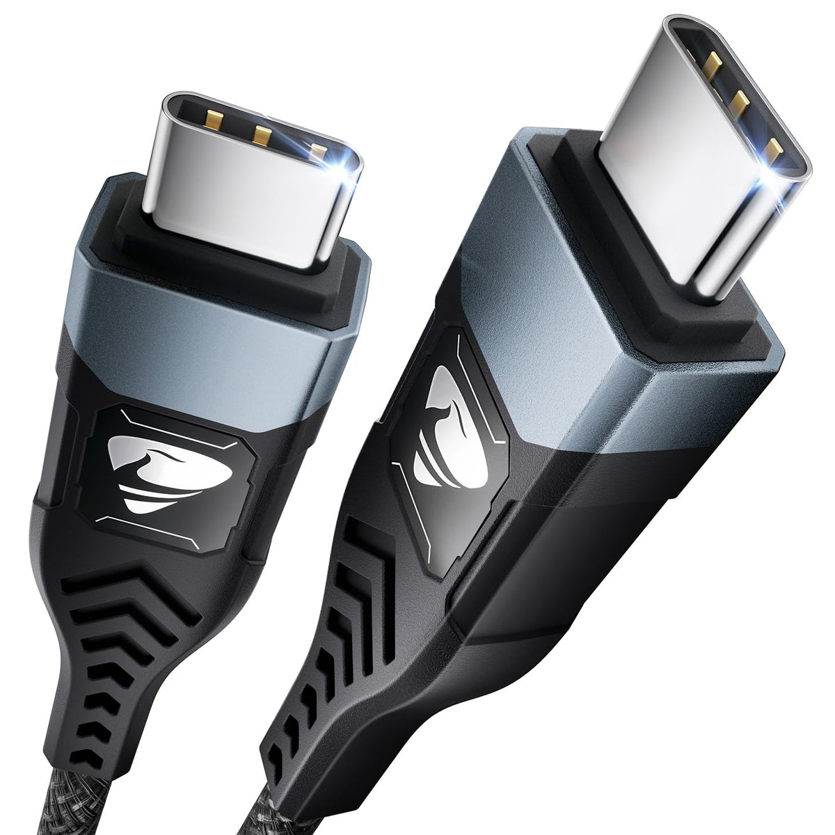 USB-C to C 1M 100W PD3.0 Fast Charging Cable - Compatible with MacBook Pro, iPad Air, iPhone 15, Samsung S23/S22/S21 Ultra, Pixel 7/6, Switch, PS5