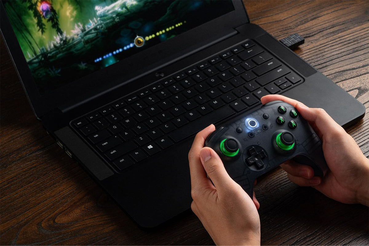 8Bitdo Ultimate 2C Wireless Controller for Windows PC and Android, with 1000Hz Polling Rate, Hall Effect Joysticks and Hall Triggers, and Remappable L4/R4 Bumpers (Peach)