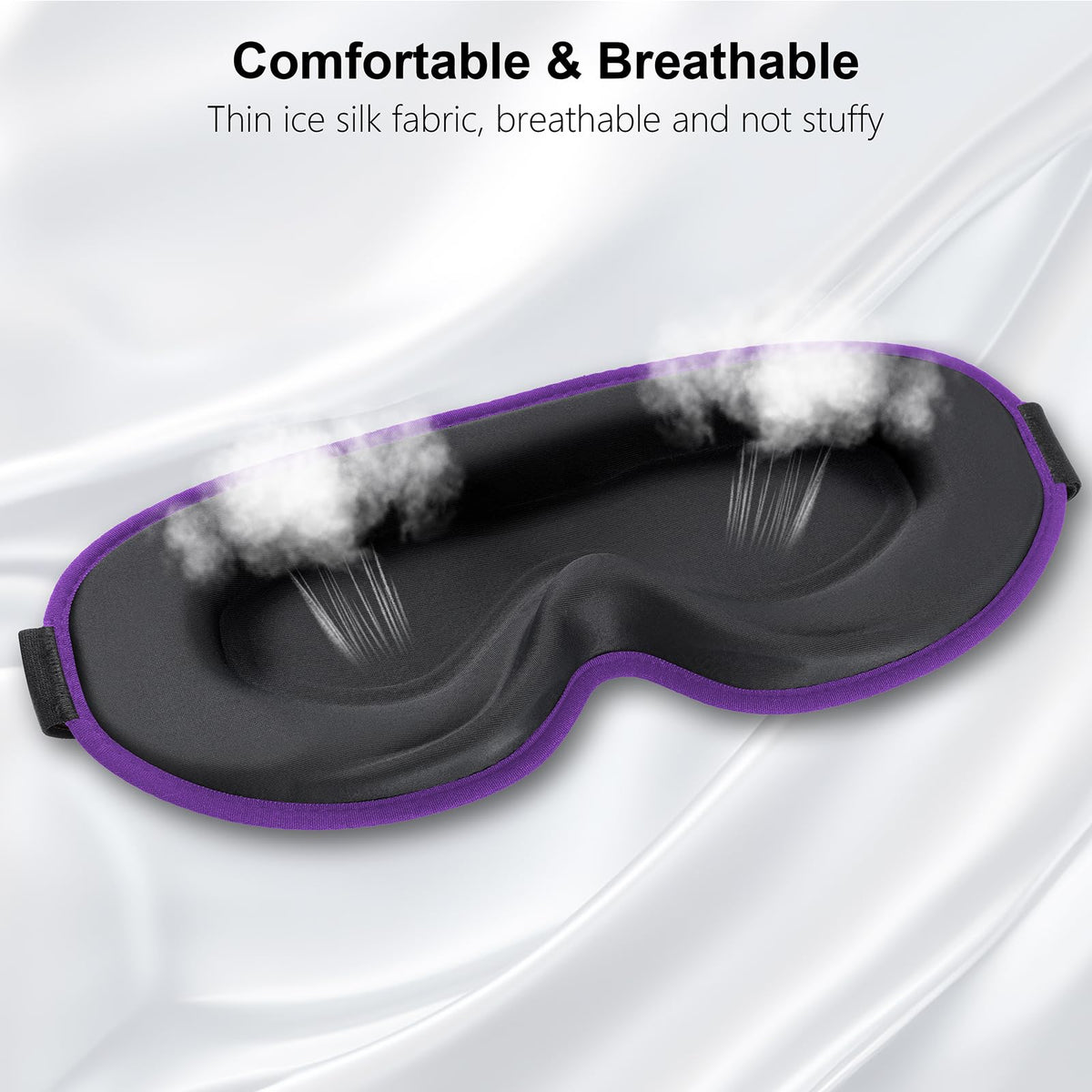 Gritin 100% Blackout Sleep Mask for Women & Men-Zero Eye Pressure Eye Mask