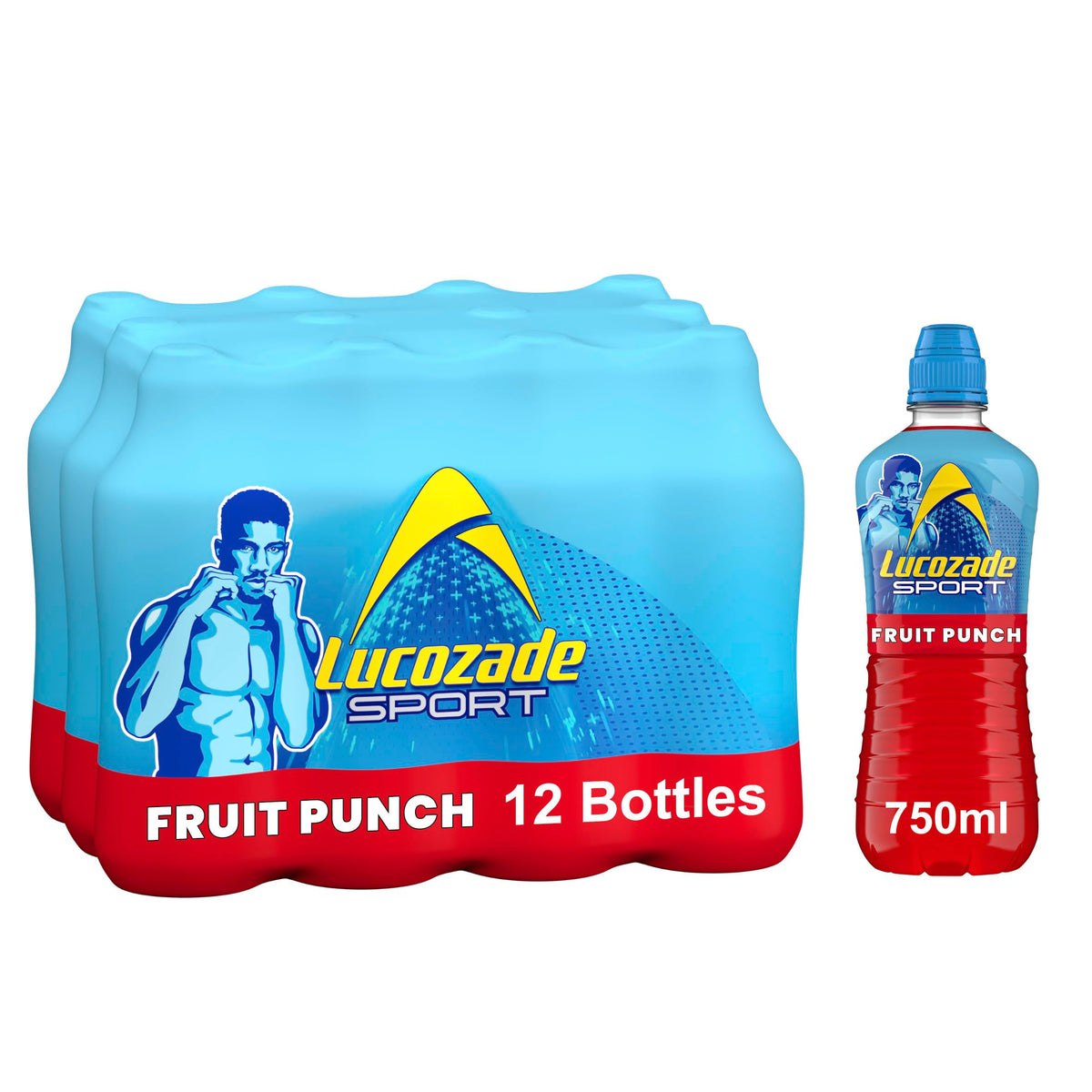 Lucozade Sport Orange Sports Drink, 4 x 500ml