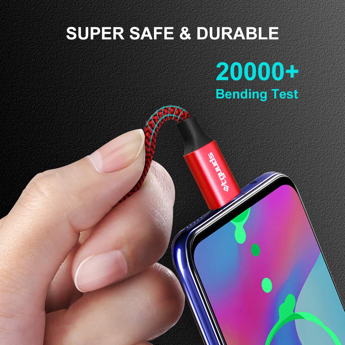 etguuds Extra-Long USB C Charger Cable 3M, USB A to USB C Cable
