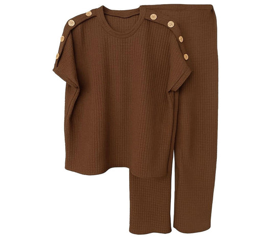 2 Piece Sets Tracksuit for Women Casual Summer Travel Vacation Outfits Short Sleeve Sweatsuits Matching Wide Leg Crop Pants Track_suits Lounge Sets