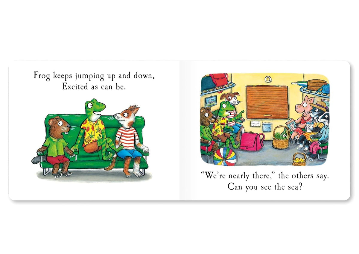 Frog's Day Out: A rhyming lift-the-flap board book, perfect for toddlers