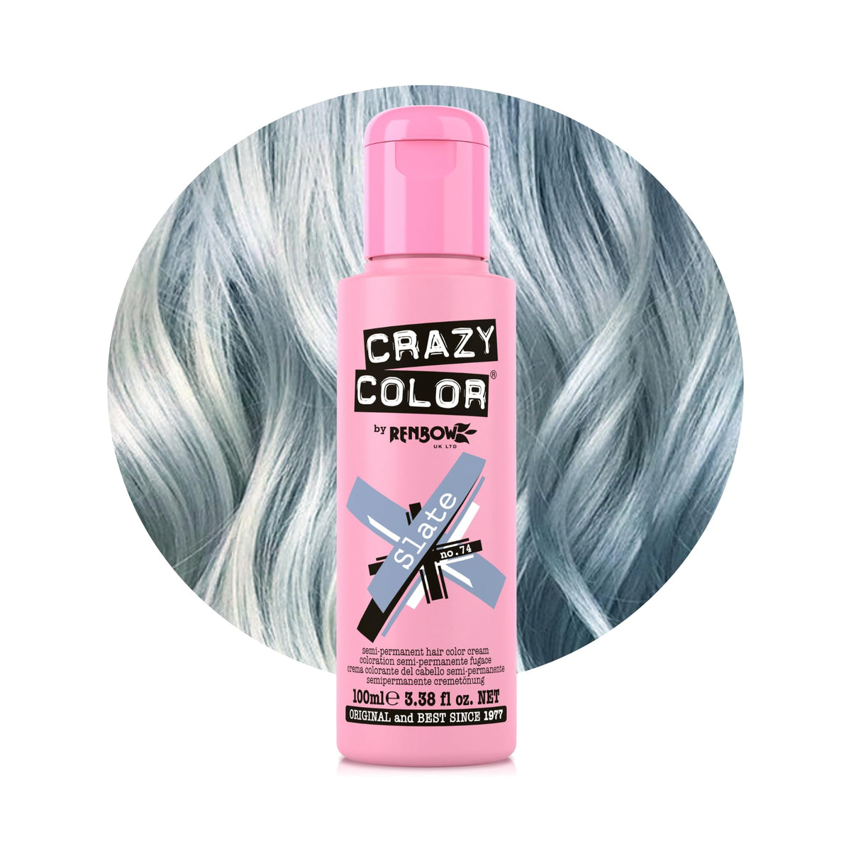 Crazy Color Cyclamen Pink Hair Dye 100ml