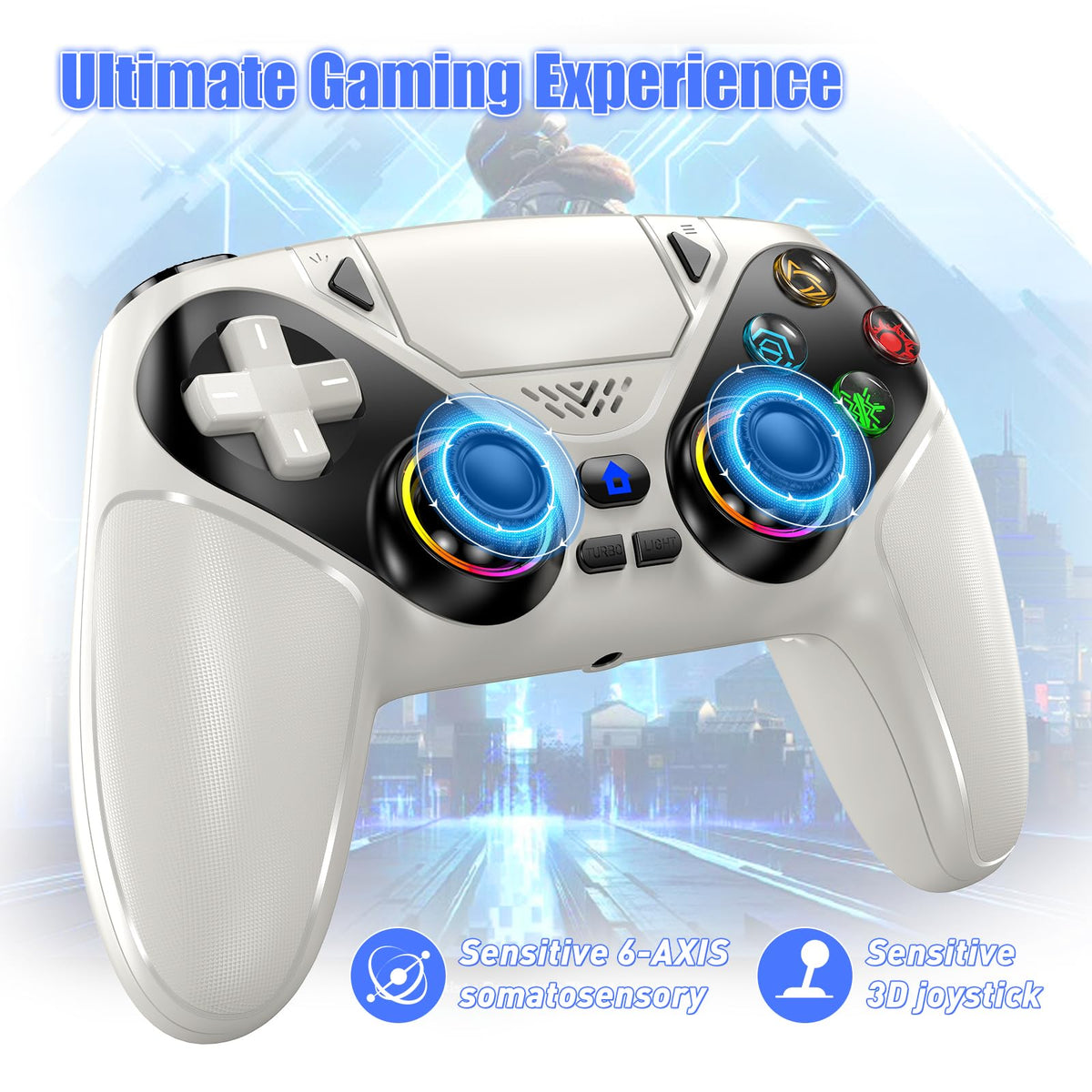 Gamrombo Wireless Controller for PS5/Pro/Slim/PC/Steam Deck