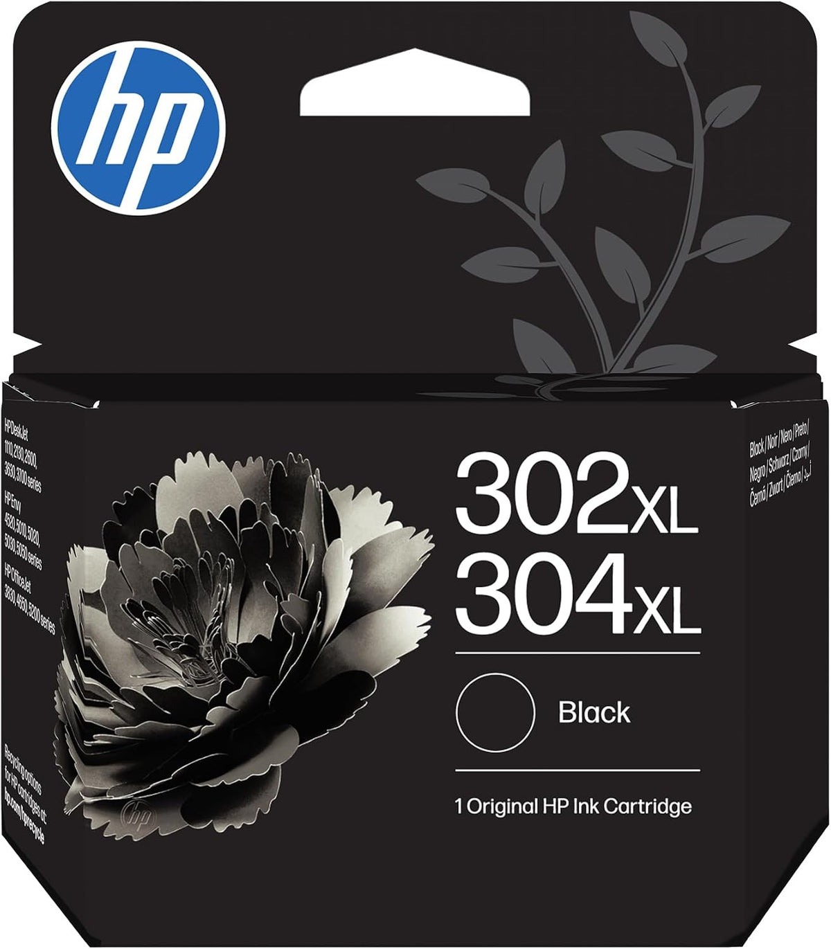 HP 302XL/304XL Black Original Ink Cartridge, High Yield
