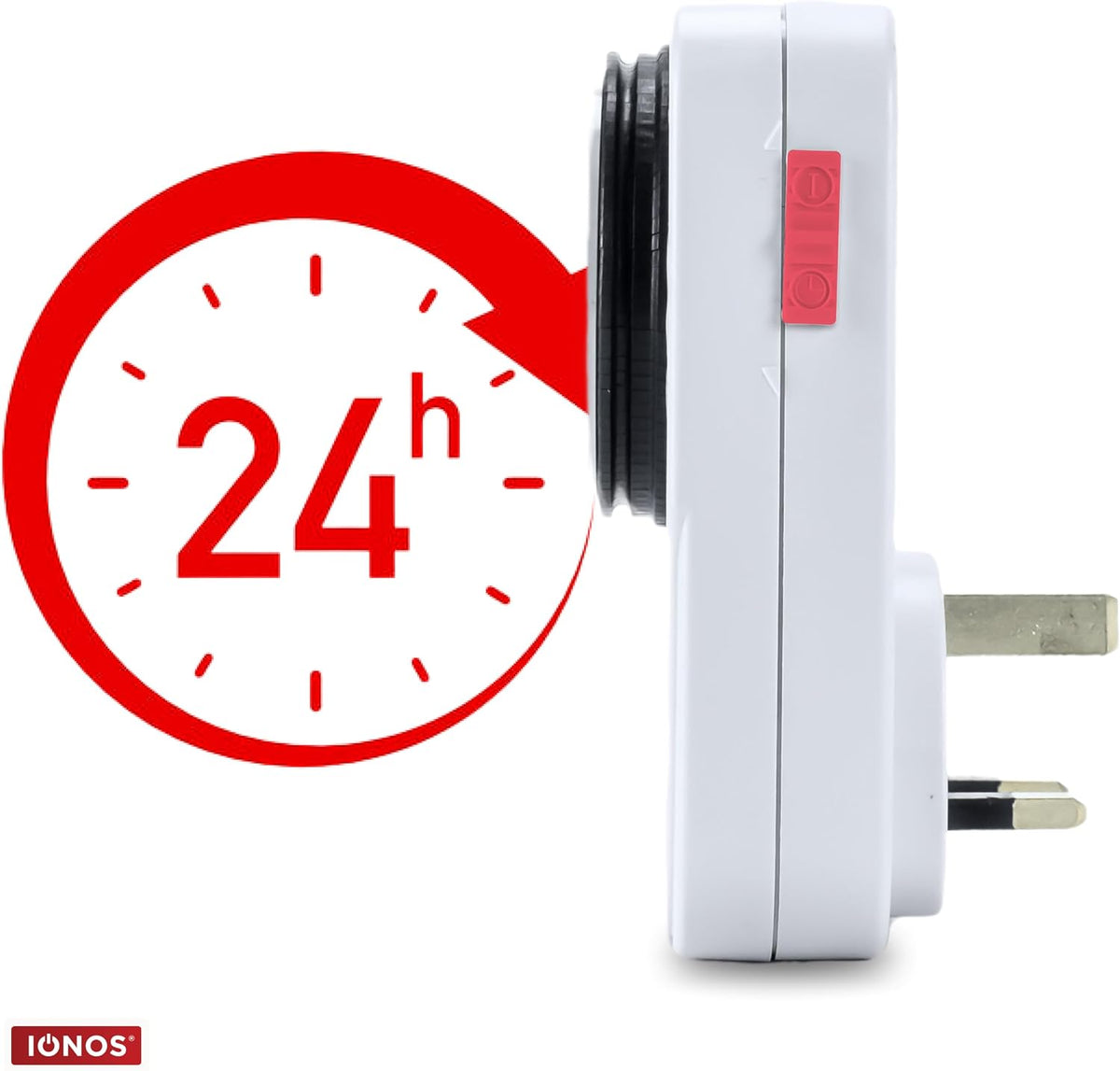 Status IONOS 24 Hour Plug-in Timer Switch, Mechanical Option B, White