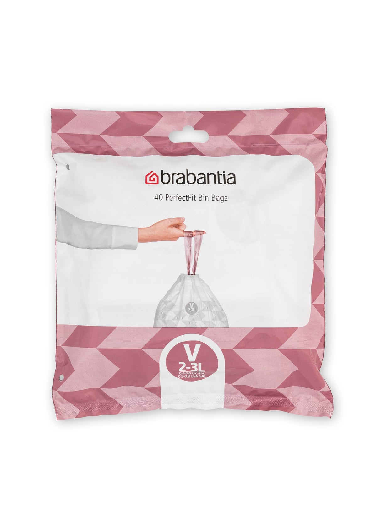 Brabantia Heavy Duty Perfect Fit Bin Liners (5 Packs of 20) 10-12 Litre