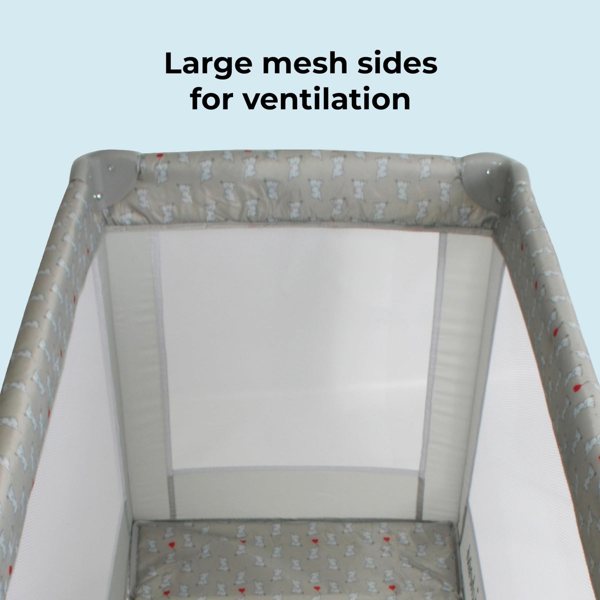 My Babiie MBTC1 Travel Cot from Birth to 15kg - Ivory