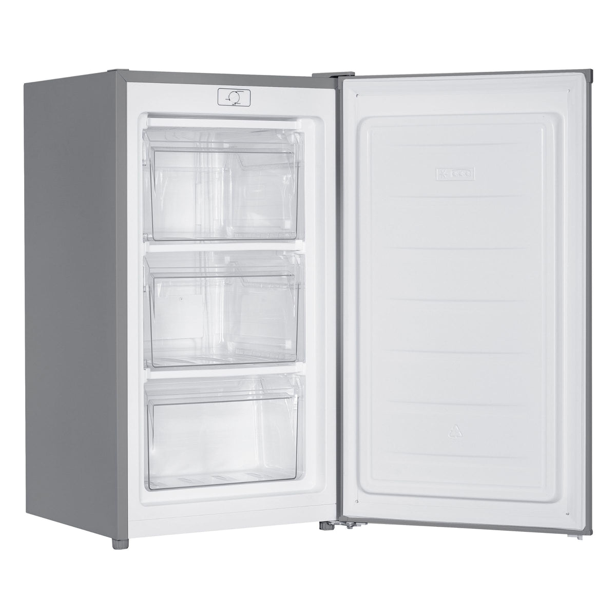 HYE Under Counter Freezer - 60L capacity, 85cm Height, 48cm Width, Black
