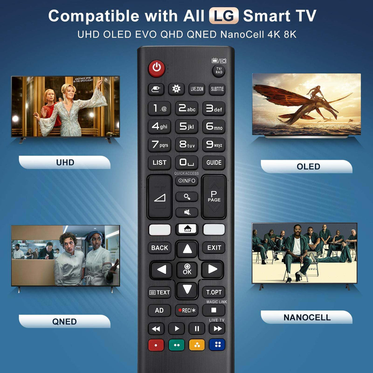 for LG TV Remote, Universal for LG Remote Control Smart TV Replacement