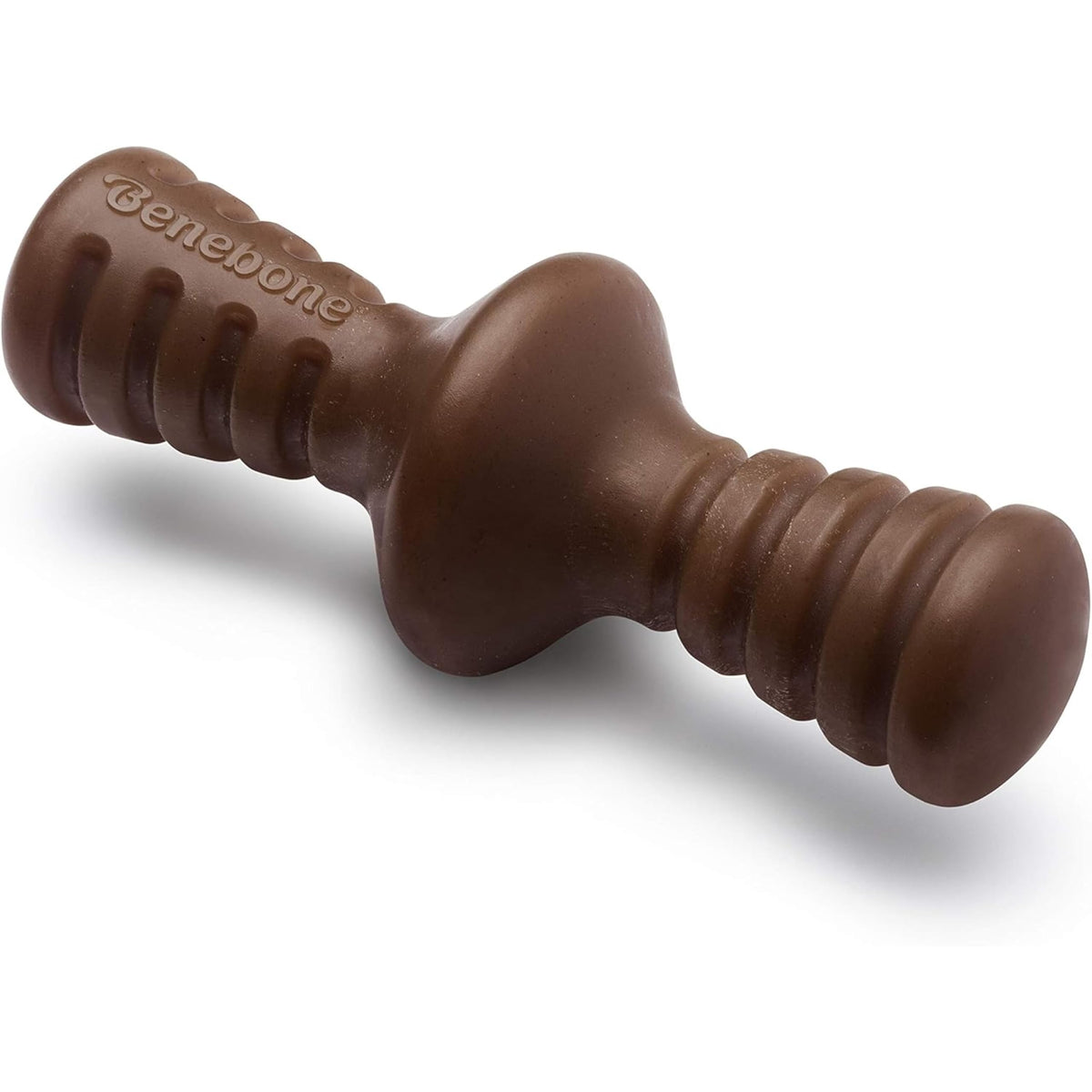 Benebone Wishbone Dog Chew Toy for Aggressive Chewers, Real Bacon, Medium