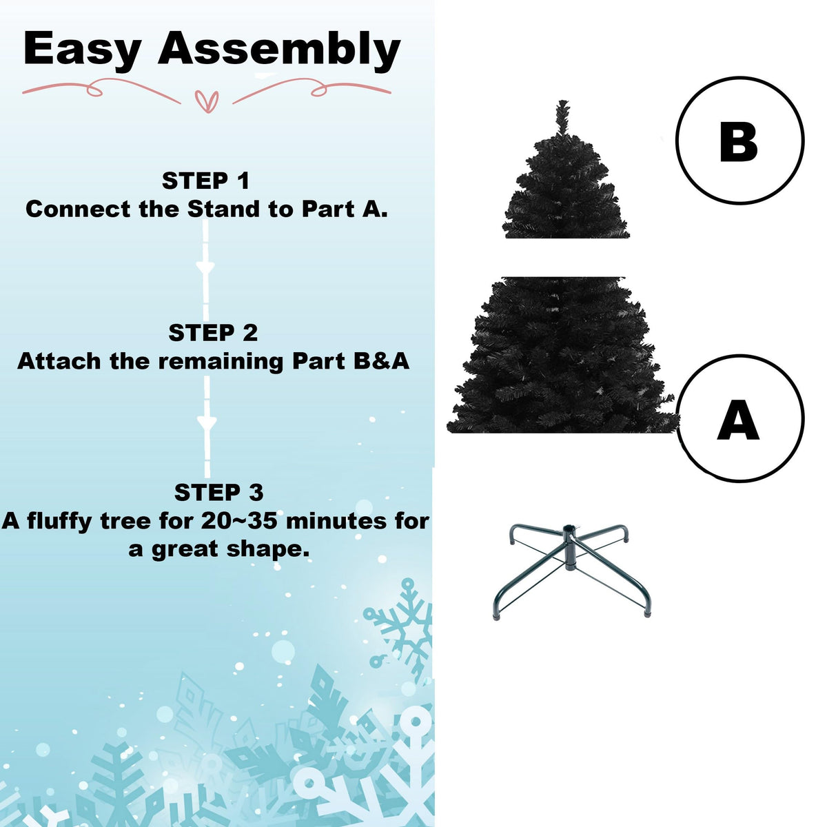 SHATCHI 6ft/1.8m Alaskan Pine Green Artificial Christmas Tree Bushy 550 Tips Xmas Home Decorationations Decorations