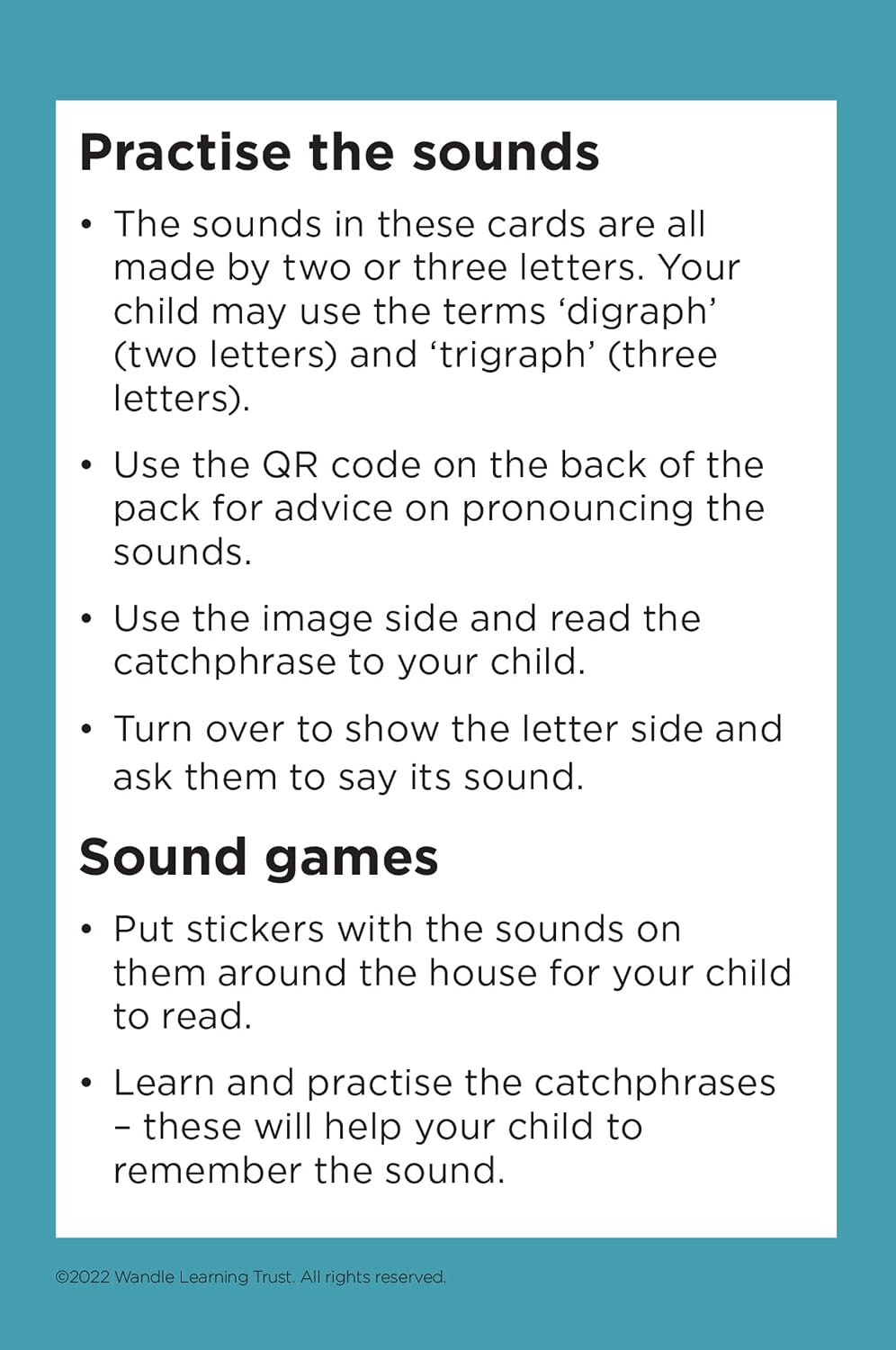 Little Wandle at Home More Phonics Flashcards for Reception