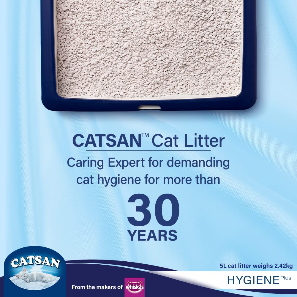 Catsan Hygiene Non-Clumping Odour Control Cat Litter 5L