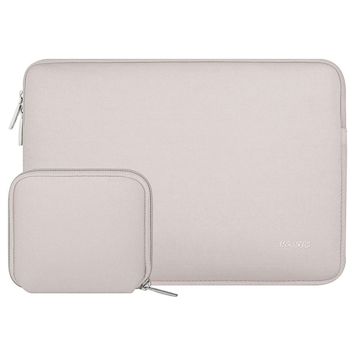 MOSISO 13 inch Laptop Case Neoprene Sleeve with Small Bag,Dusty Rose