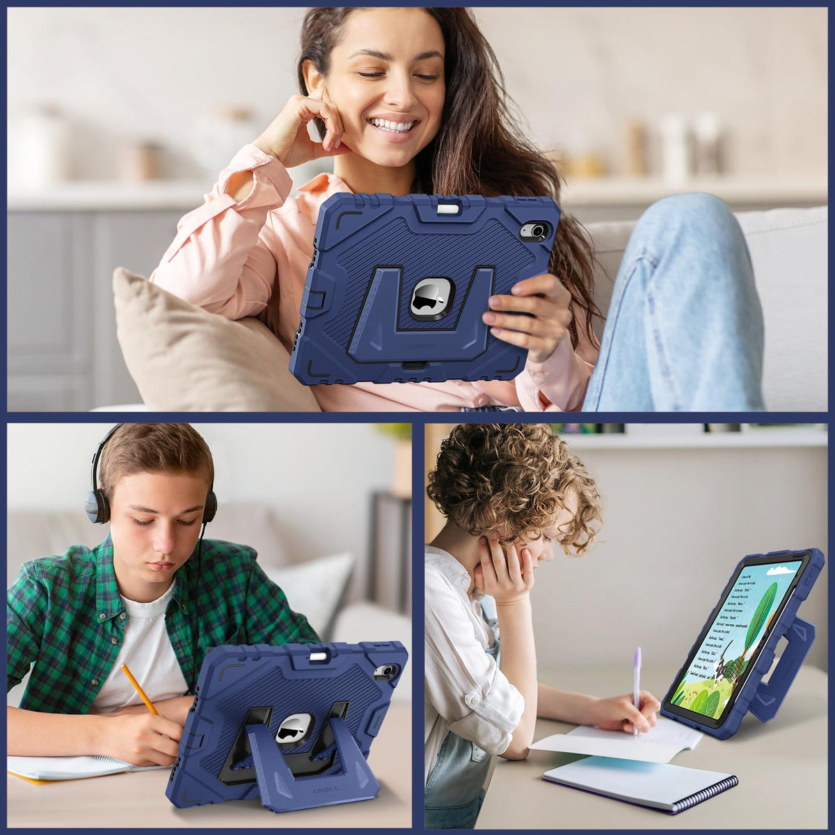 FINTIE Kid-Friendly Case for iPad (A16) 11th Gen 11 Inch, iPad 10th Gen