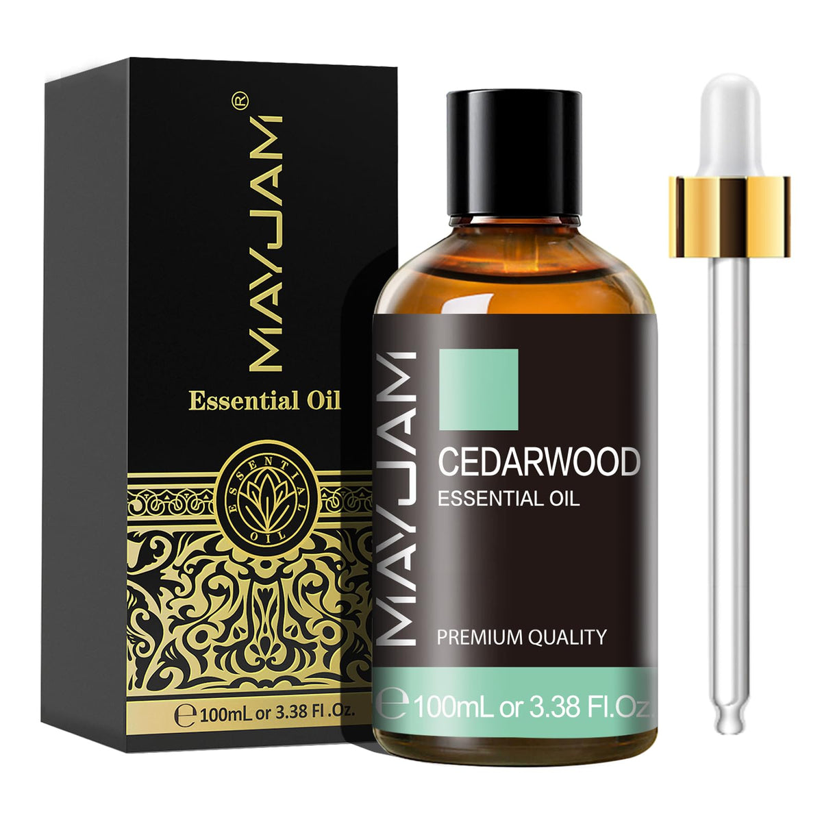 MAYJAM Peppermint Essential Oil 100ML - Premium Diffuser Oil