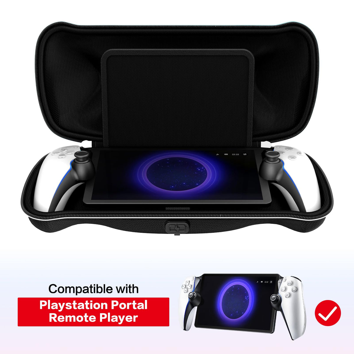 ivoler Carry Case for Nintendo Switch 2 (2025 Model) – Protective Portable Hard Shell Pouch Carrying Travel Game Bag for Nintendo Switch 2 Accessories Holds 12 Game Cartridge– Black