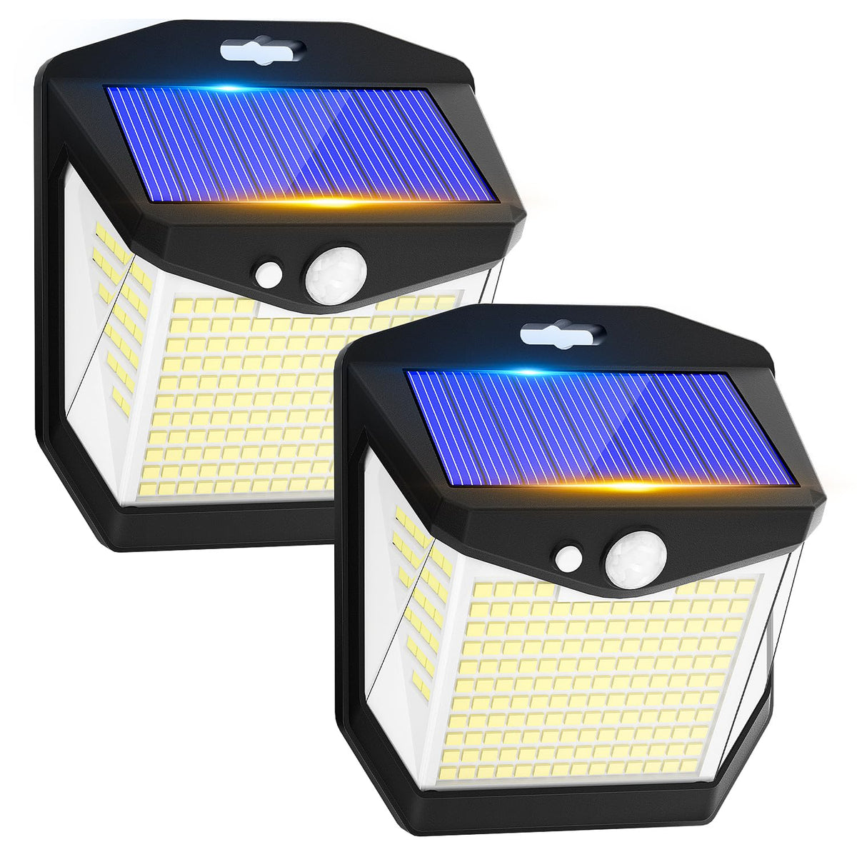Solar Security Lights Outdoor Garden - 248 LED Solar Powered Outside Light 3 Modes Motion Sensor and 270°Wide Angle IP65 Waterproof Solar Power Wall Lighting For Fence Flood Door Garage Yard 6Pack