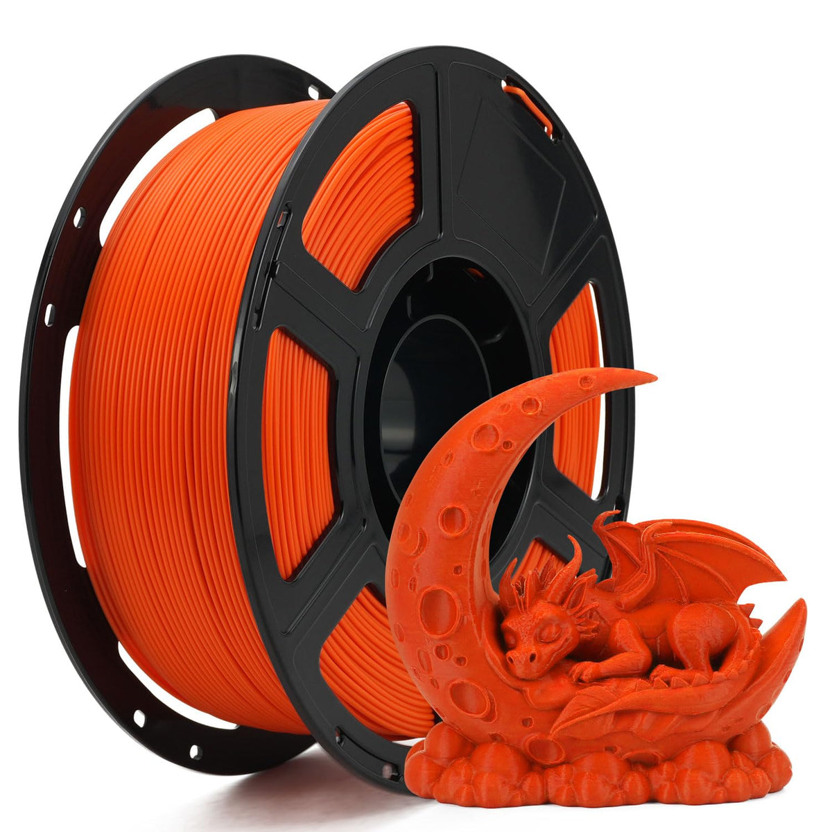FLASHFORGE 3D Printer Filament, PLA PRO Filament 1.75mm, 1KG Spool (2.2lbs), Dimensional Accuracy +/- 0.02mm for FDM 3D Printers, Better Tenacity & No Knotting (White)