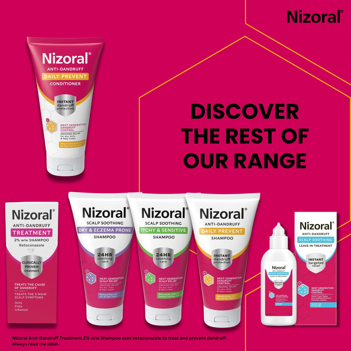 Nizoral Scalp Soothing Leave-In Treatment for Dry Itchy Scalp, 100ml