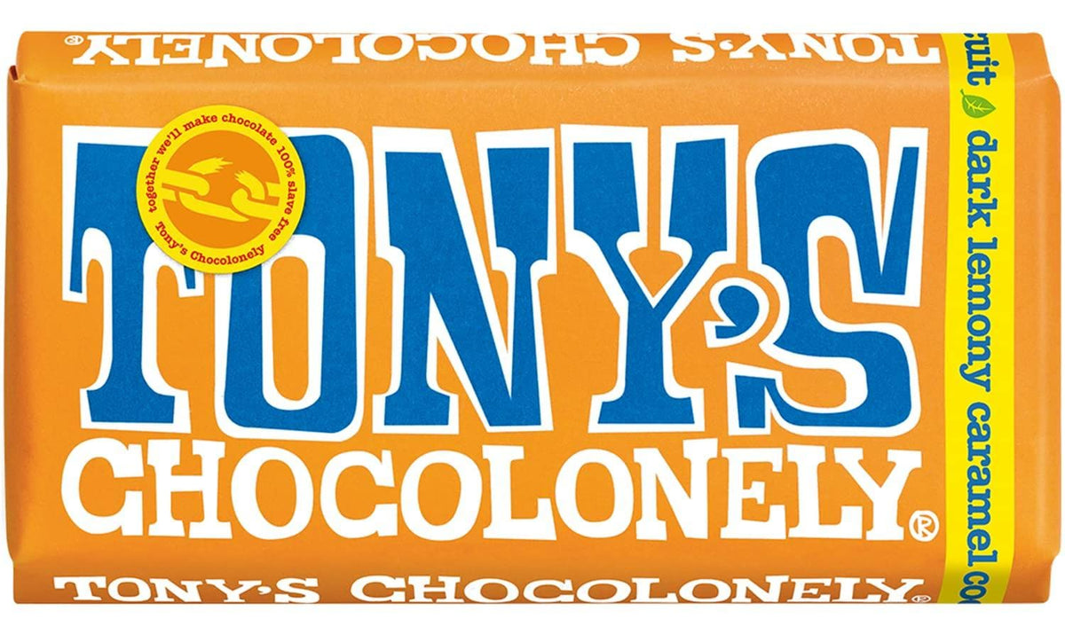 Tony's Chocolonely Milk Chocolate Bar - 180g Belgian Fairtrade Chocolate, Gift, 32% Cocoa, Vegetarian