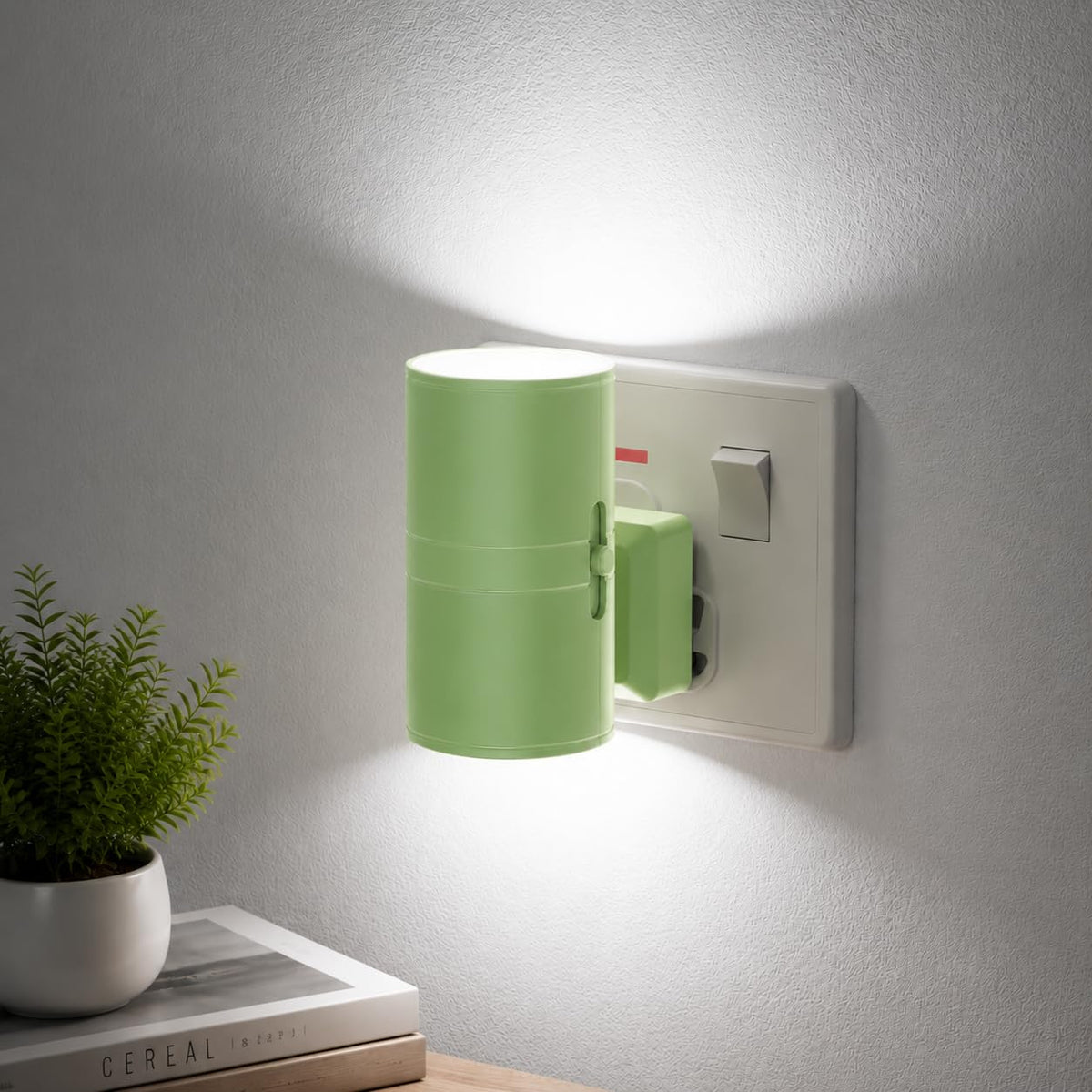 JandCase Night Light, Night Light Plug in Wall with Dusk to Dawn Sensor