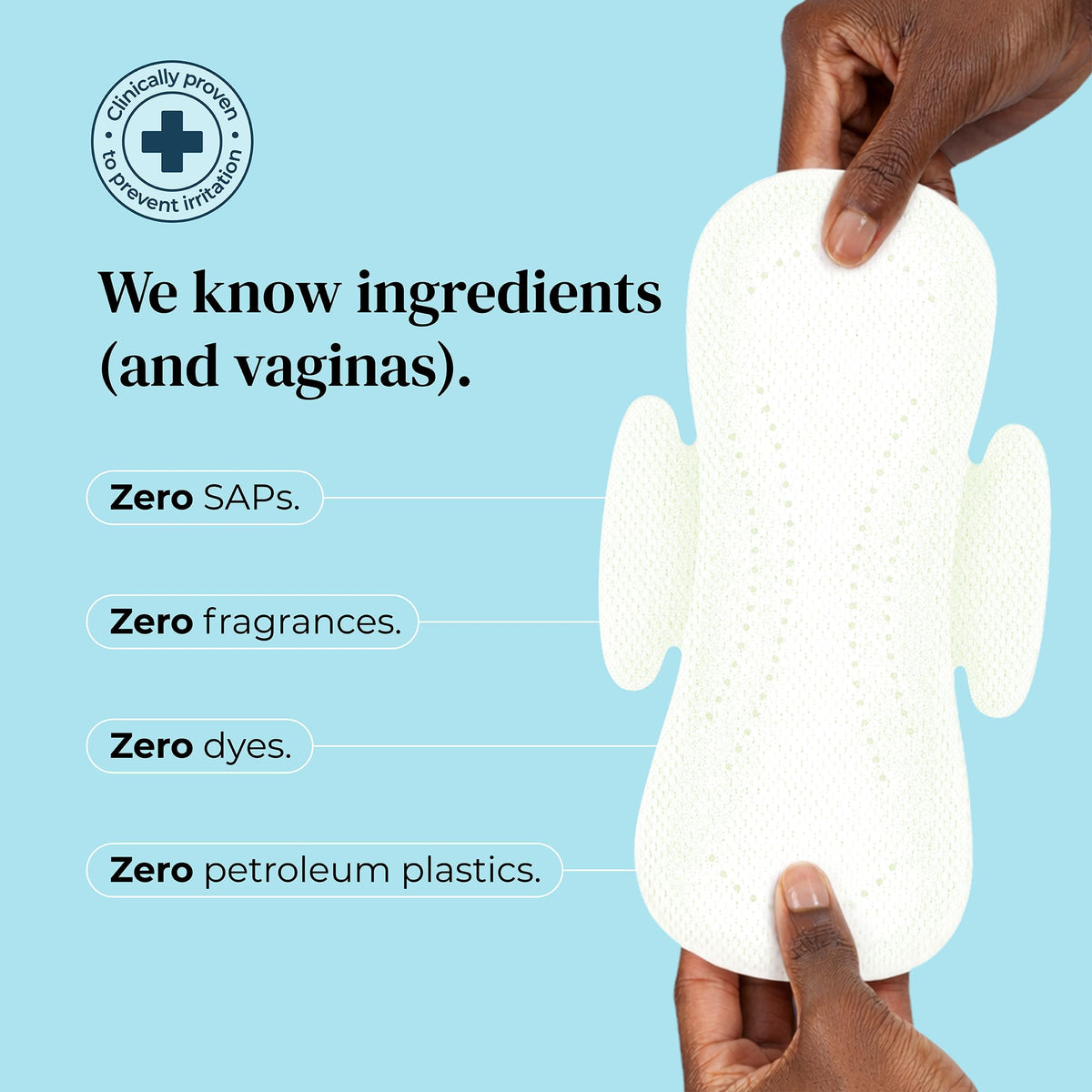 Mooncup Pads with Wings - Biodegradable Pads Made with Organic Cotton for Irritation-Free Period Care - Leakproof, Plastic-Free, Highly Absorbent Protection for Sensitive Skin - (20) Heavy/Night
