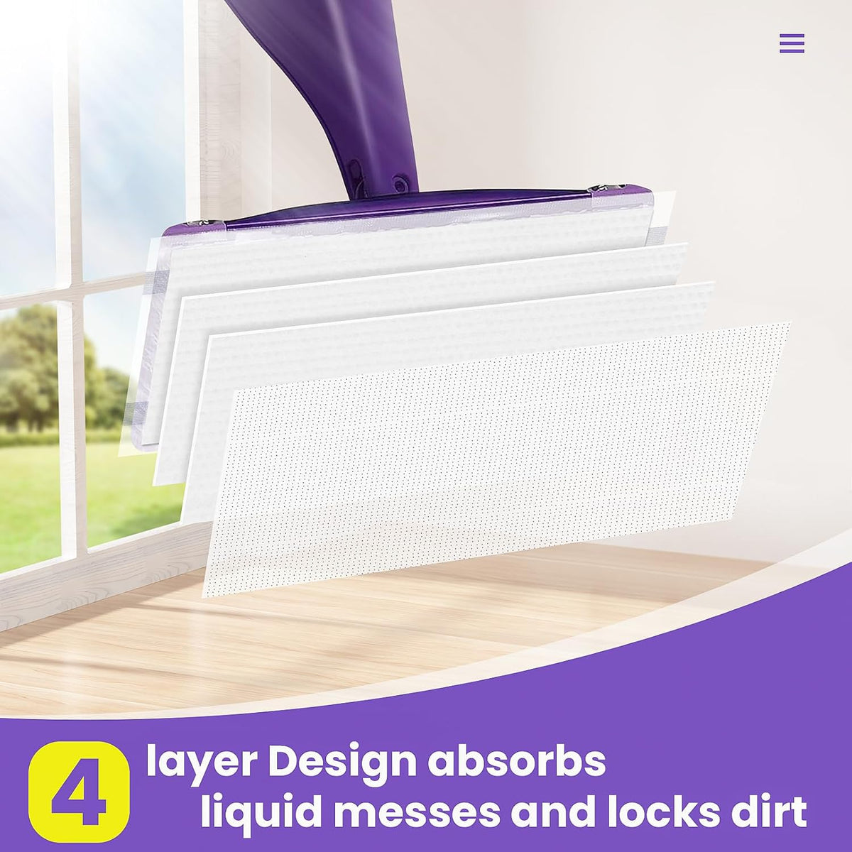 20 Pack Mop Refill Pad for Flash® Powermop™