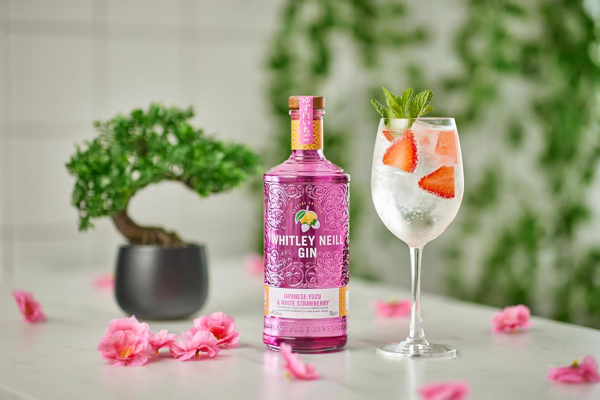 Whitley Neill | Japanese Yuzu & White Strawberry Gin | 41.3% vol | 70cl
