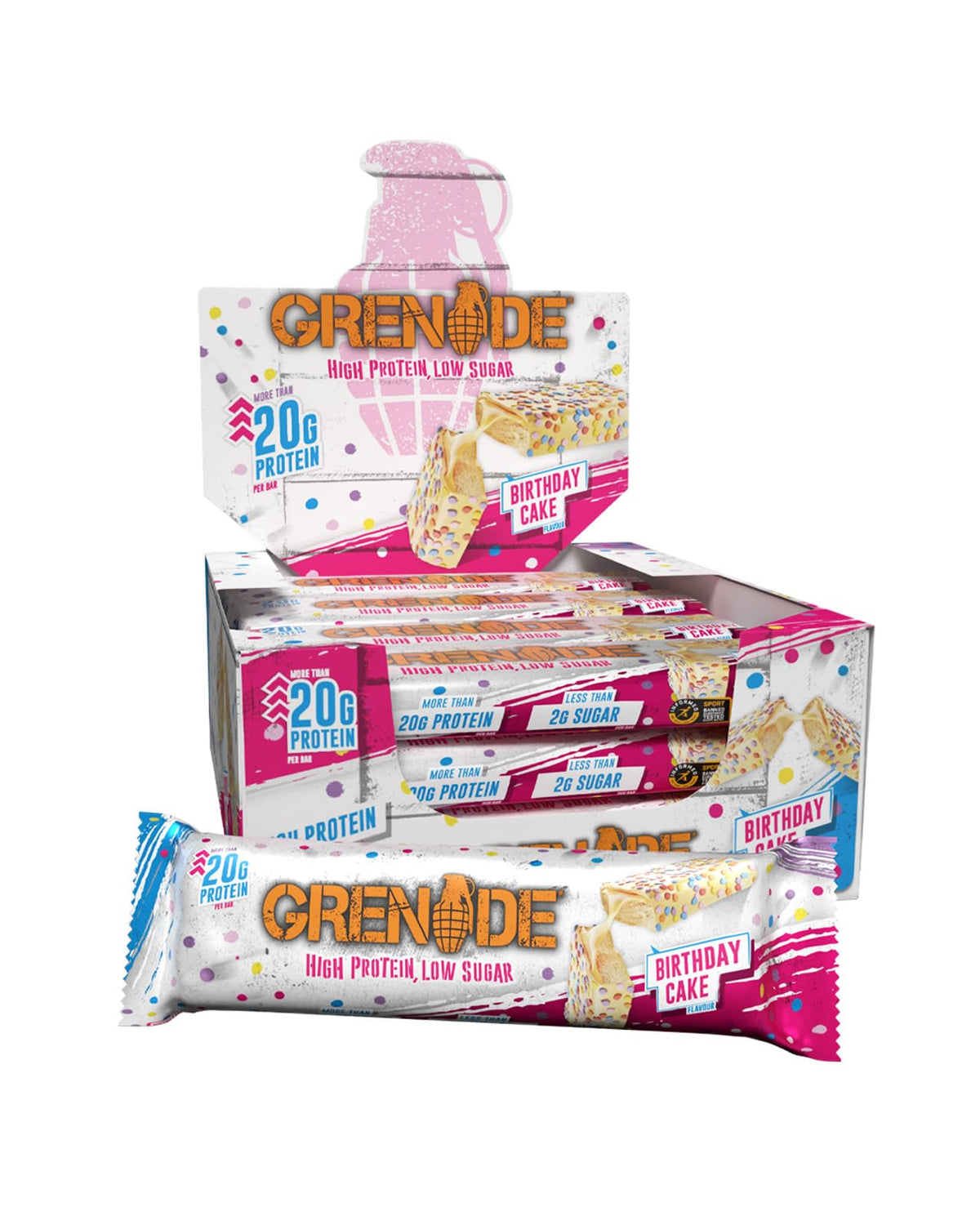 Grenade Chocolate Chip Salted Caramel Protein Bars, 12 x 60 g