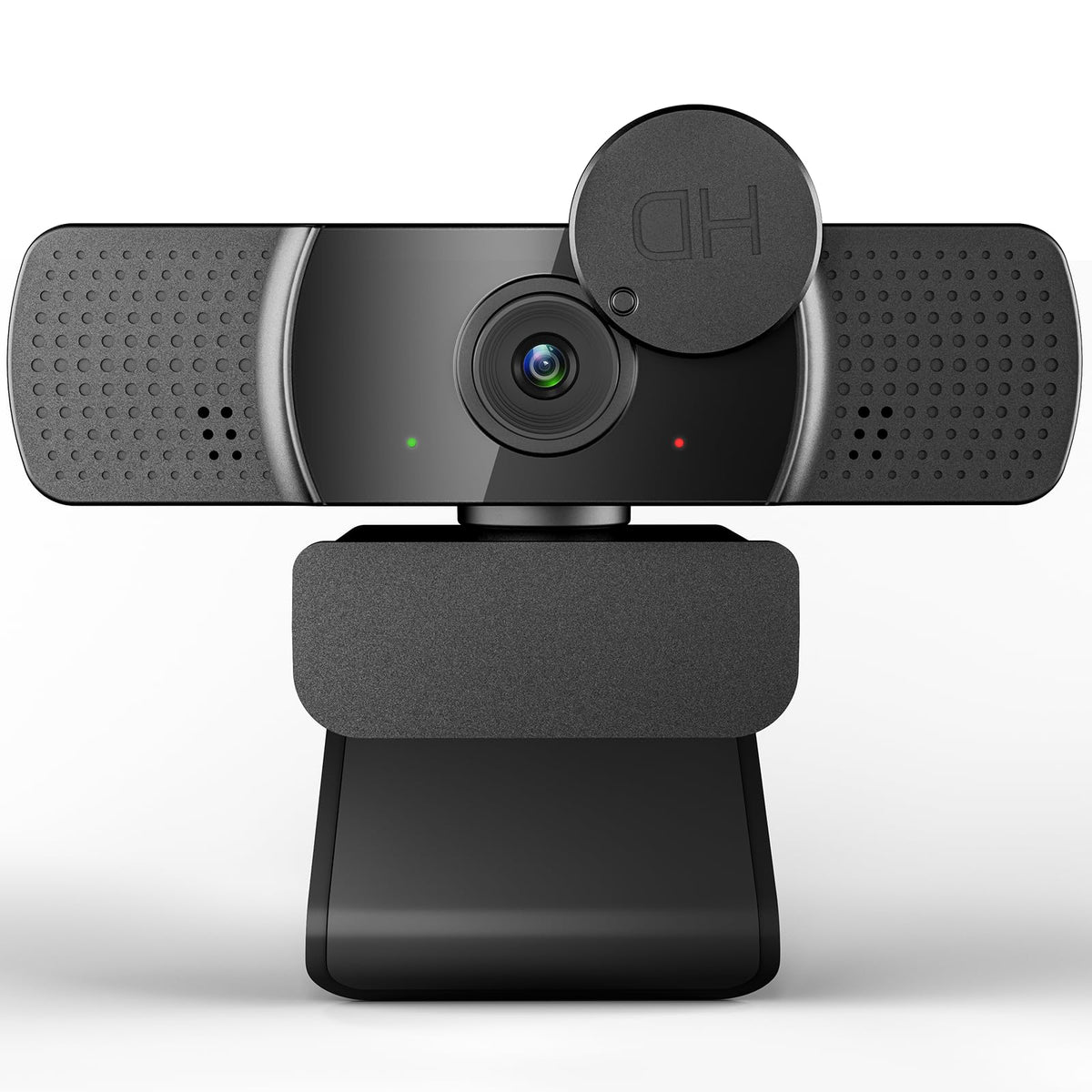 YIMONA FHD 1080P/30fps Webcam for PC/Laptop/Mac, 110° View Webcam with Mics, Privacy Cover, Auto Light Correction, Fixed Focus, Plug&Play USB Web Camera for Live Streaming, Video Calling, Conferences
