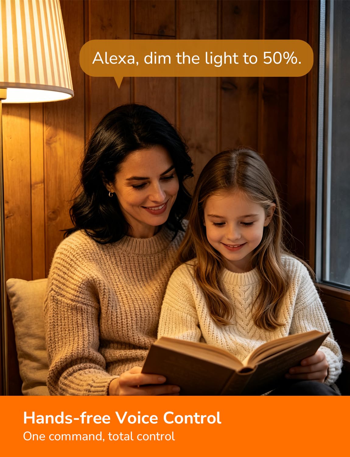 Lepro E27 Smart Bulbs, 806lm 8.5W, RGB Colour Changing, AI Lighting, 2 Pack