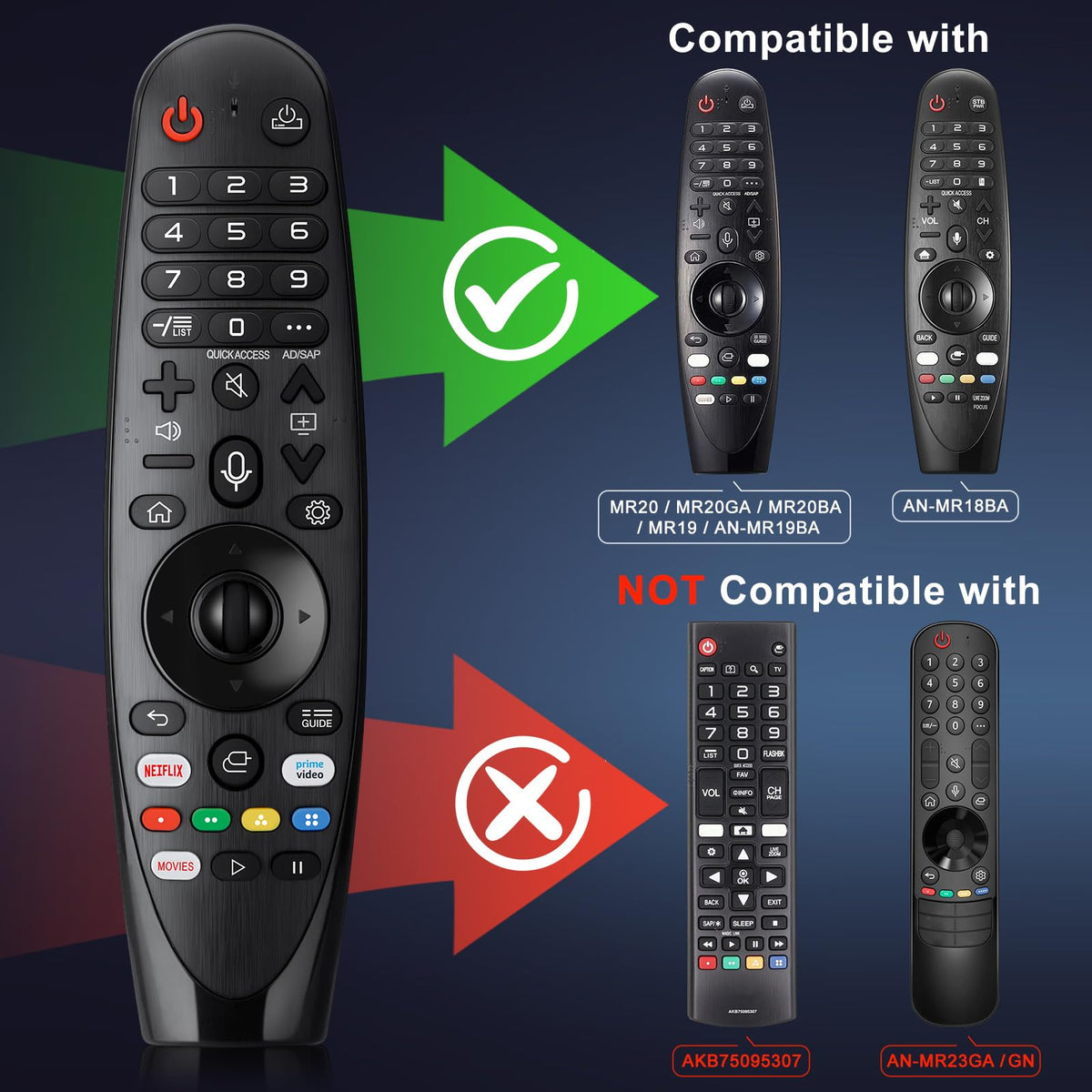 Universal-for-Samsung-Smart-TV-Remote, for Samsung Curved Qled Frame 4K TV