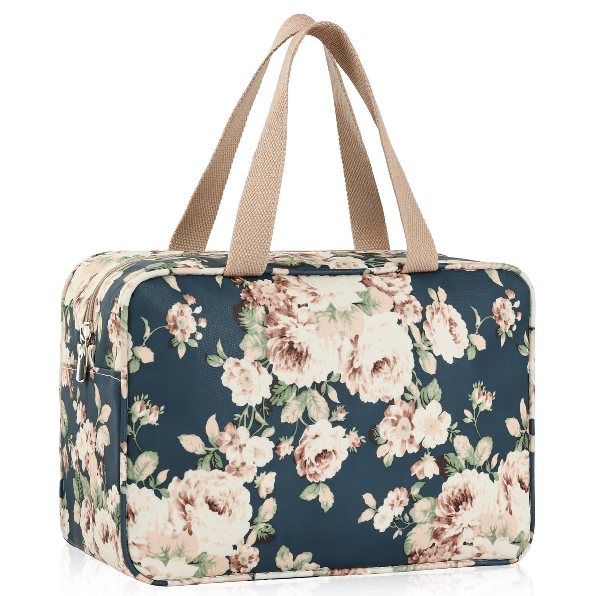 Aucuu Toiletry Bag, Large Full Size Toiletry Bag, Travel Hand-Held Make up Wash Bags, Portable Waterproof Toile-Try Kit, Bathroom Storage Case, Cosmetic Organizer for Travel, Camping for Women Girl