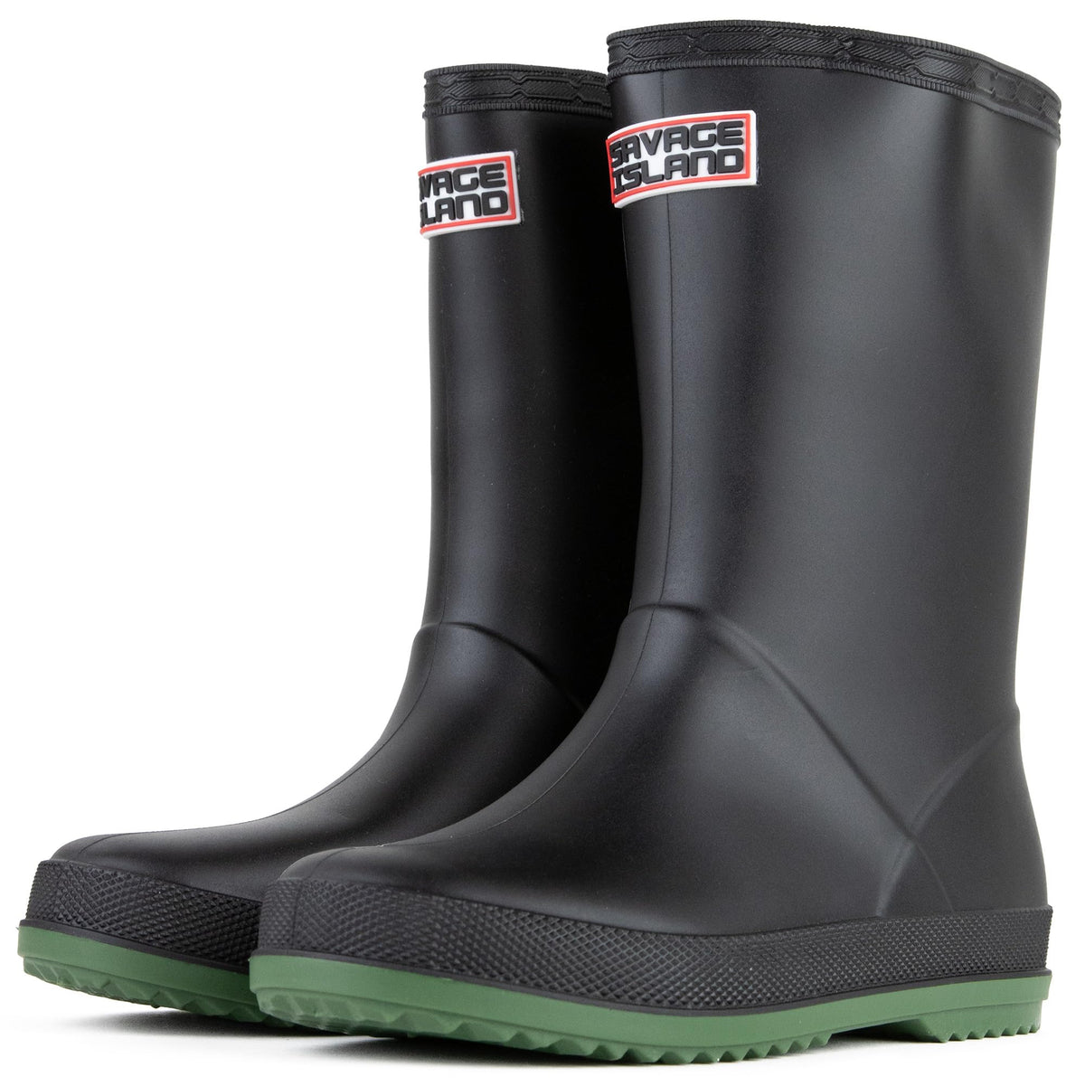 Savage Island Kids Wellies Boys & Girls Waterproof Wellington Boots - Toddler & Children’s Rain Boots - Unisex Welly Shoes