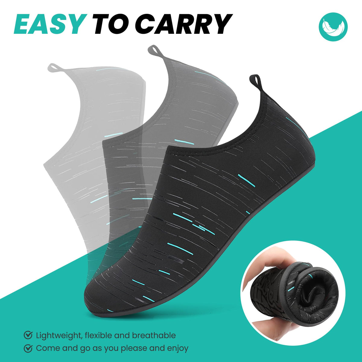 sportvibe Water Shoes Beach Swim Sea Shoes for Men Women