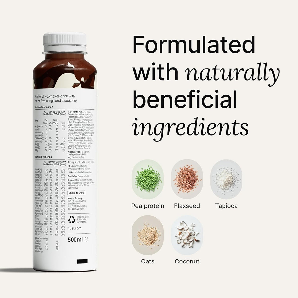 Huel Black Edition RTD | 12x500ml 35g Protein | Chocolate