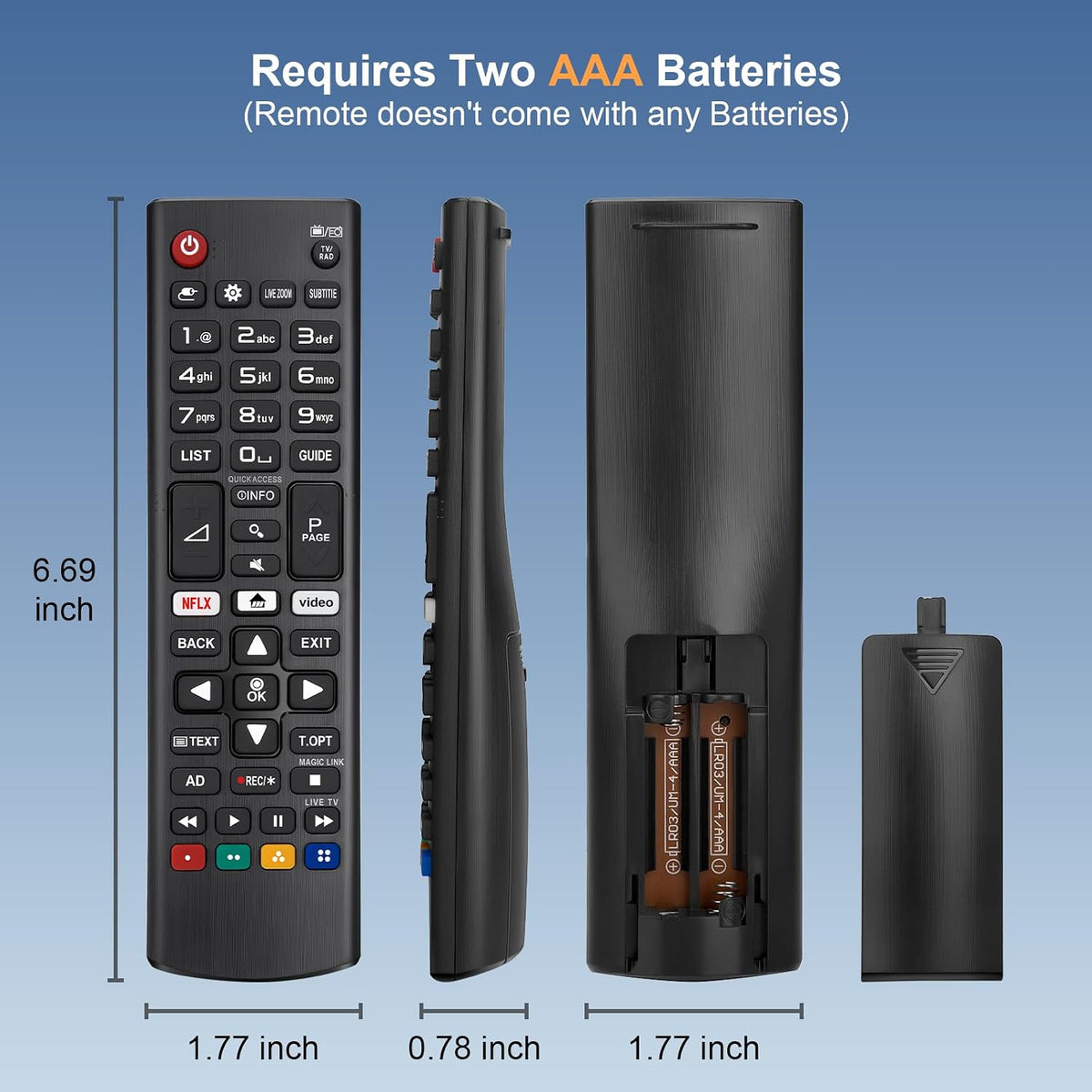 Universal Remote Control Replacement for LG All Smart TV