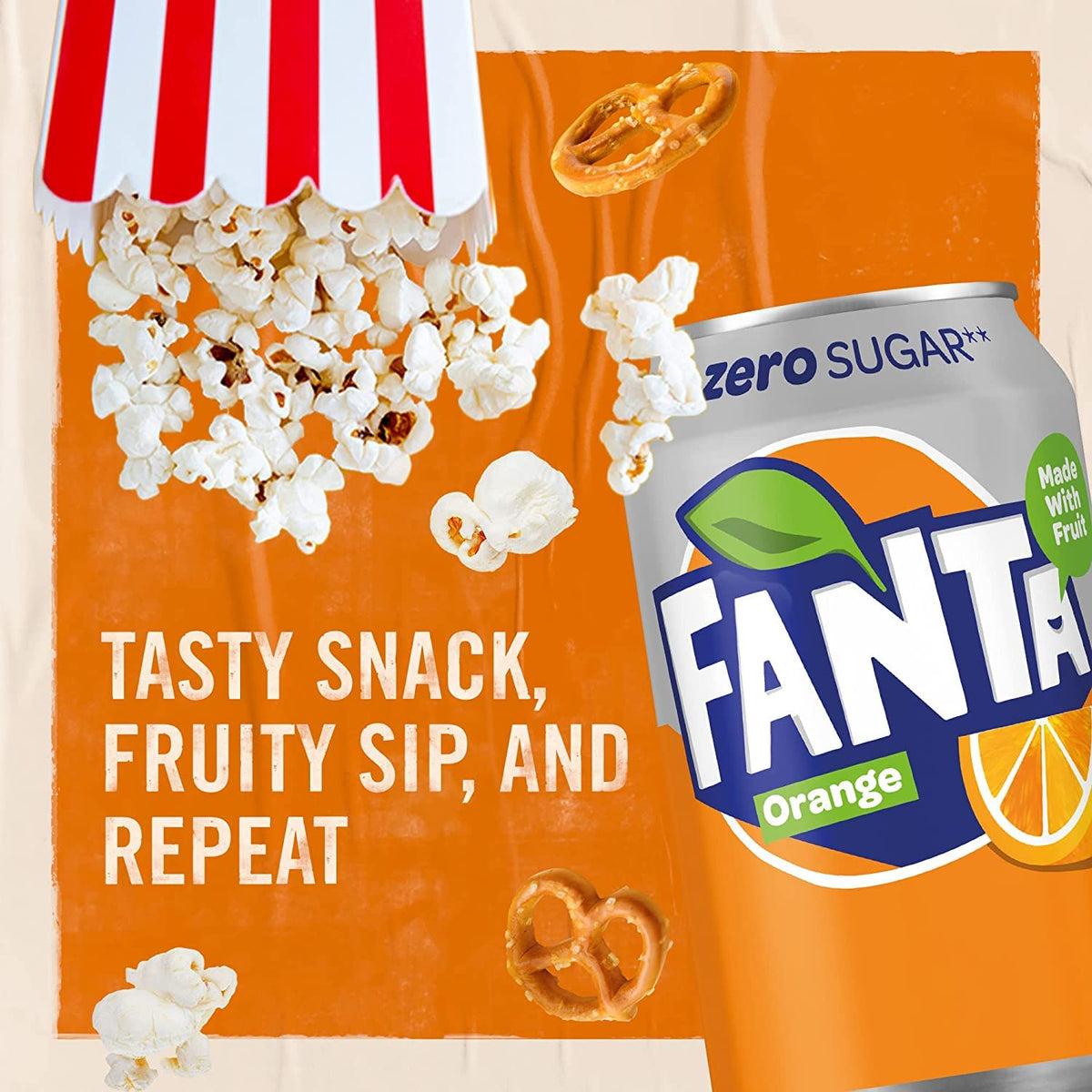 Fanta Fruit Twist Soft Drink Cans, 8 x 330 mL
