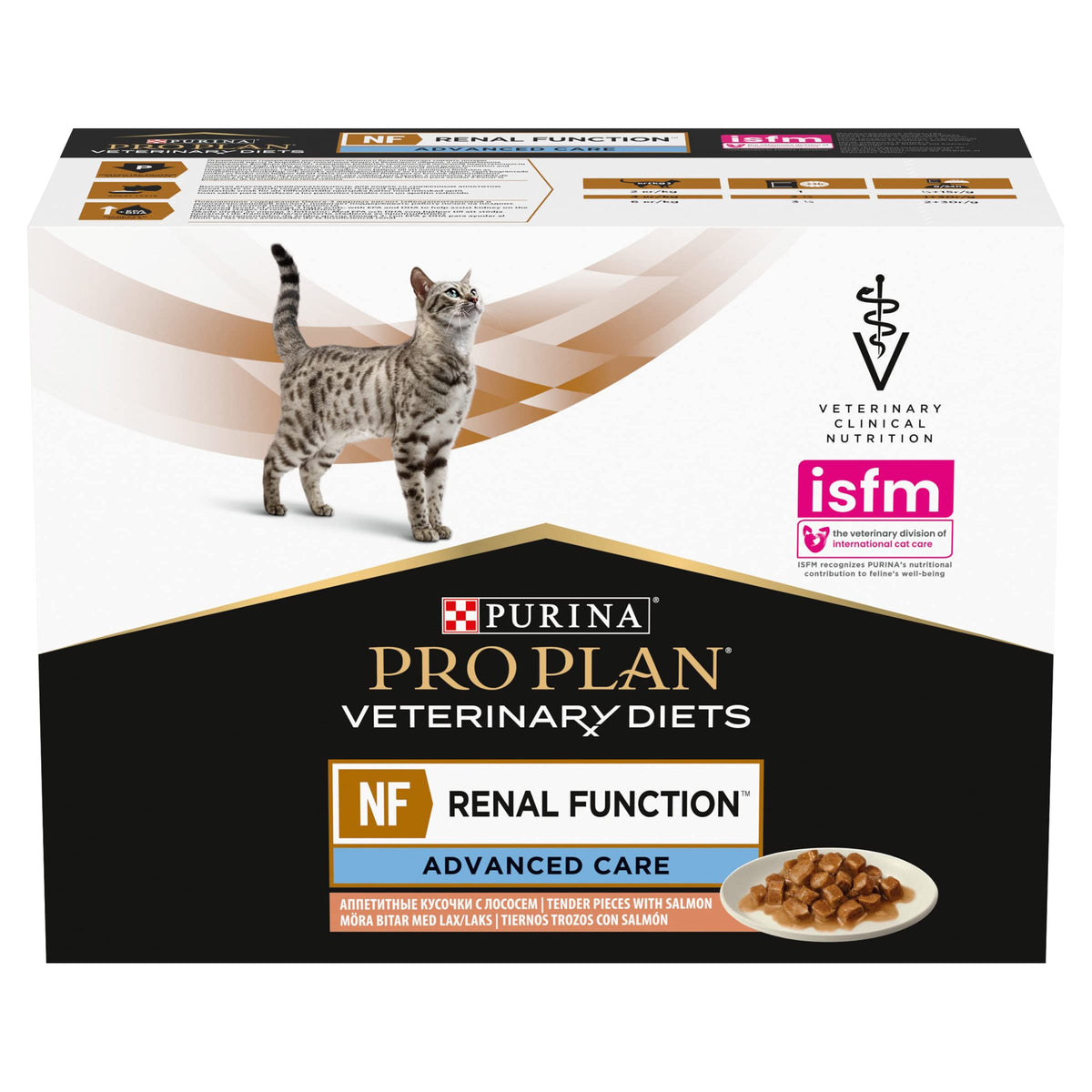 PRO PLAN VETERINARY DIETS UR Urinary Chicken Wet Cat Food 10x85g (Pack of 4)
