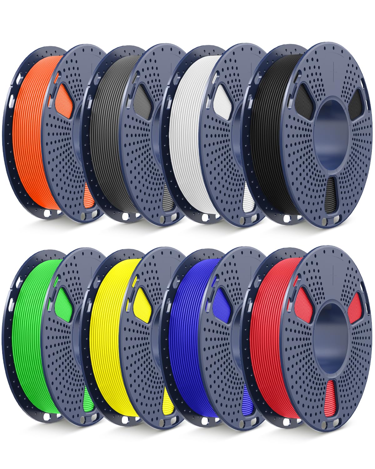SUNLU Rapid PETG 3D Filament 1.75mm, High Speed 30-600mm/s, 1KG Blue