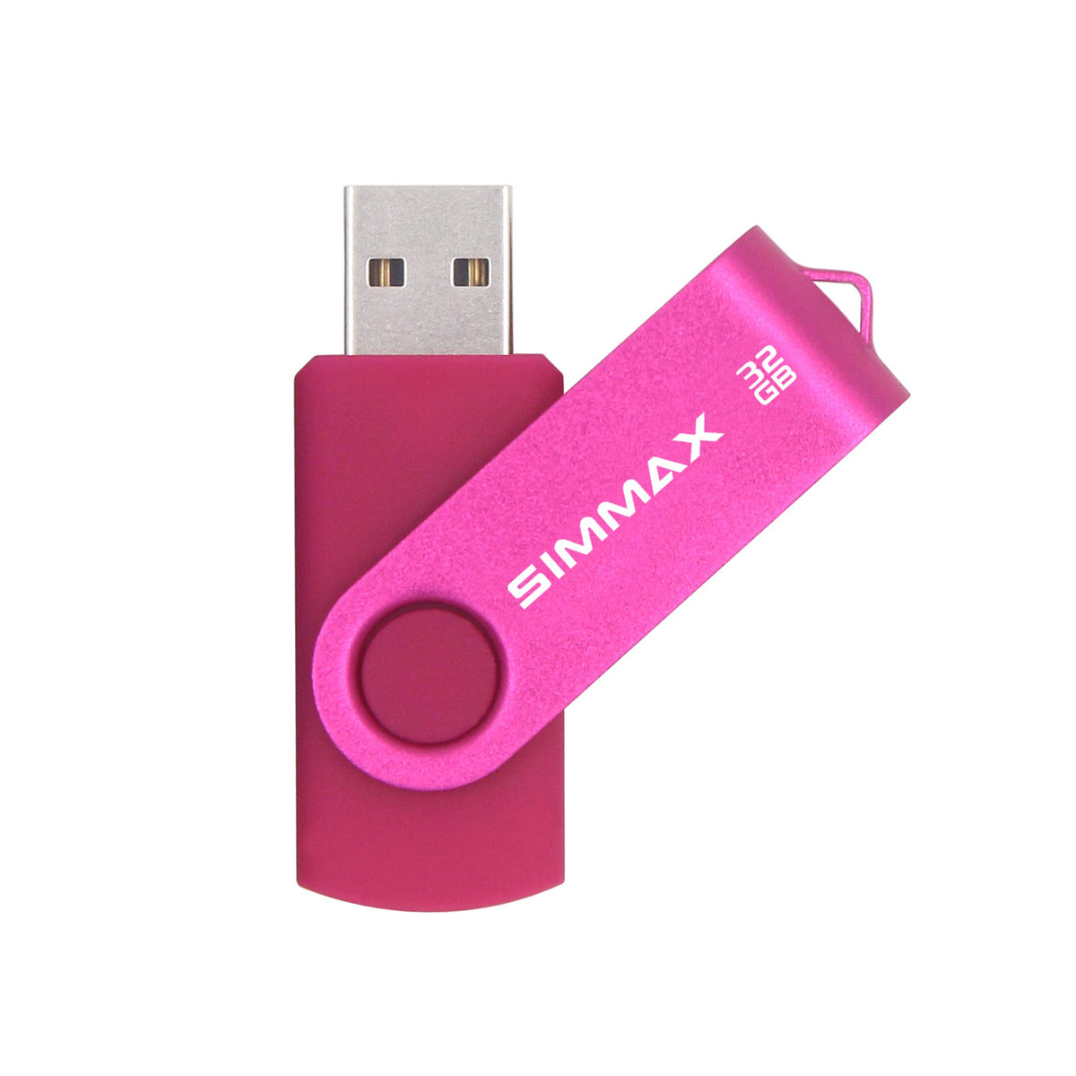 SIMMAX 32GB Memory Stick USB 2.0 Flash Drives Swivel Thumb Drive Pen Drive (32GB Purple)