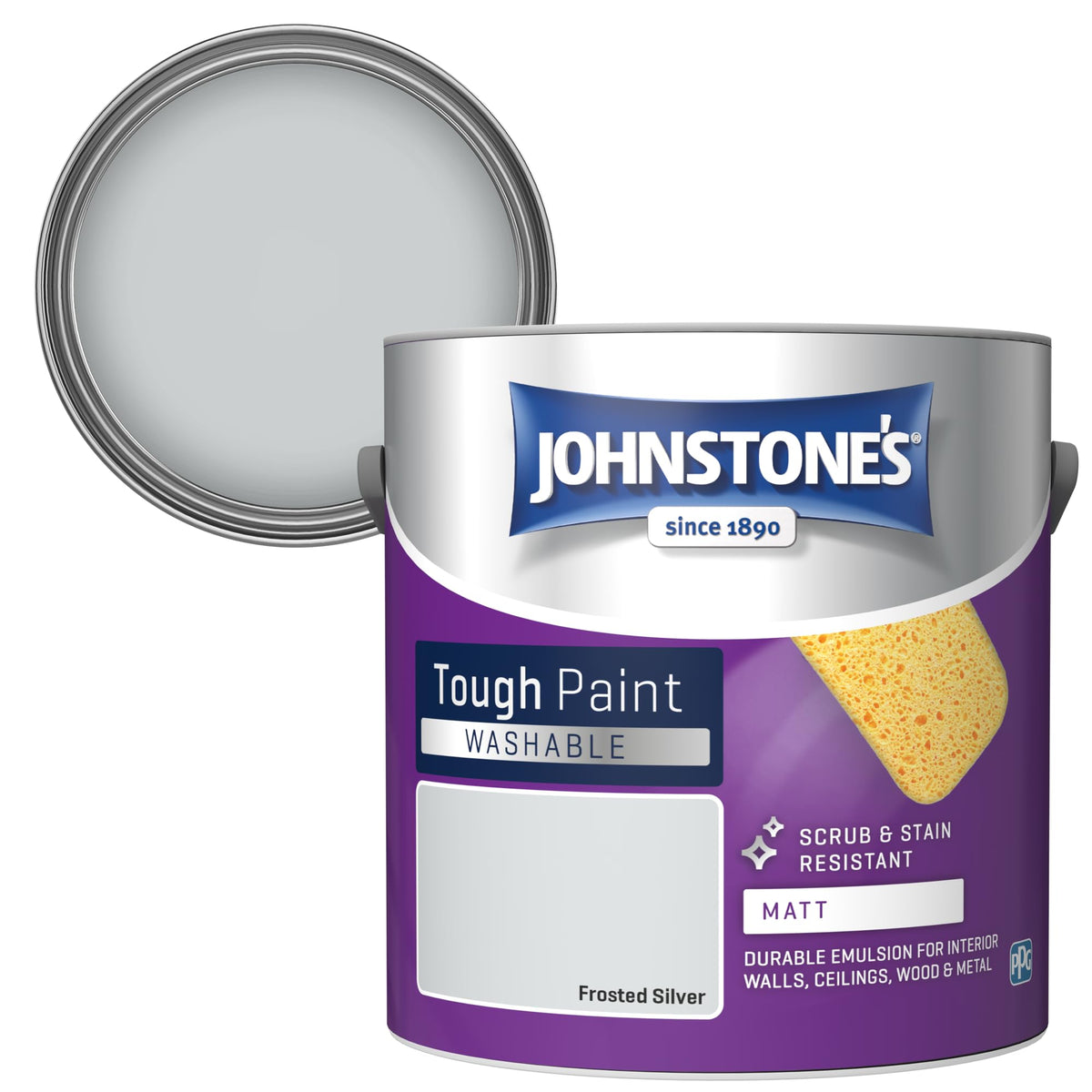 Johnstone's - Washable Matt Wall & Ceiling Paint - Rosebud - 2.5L